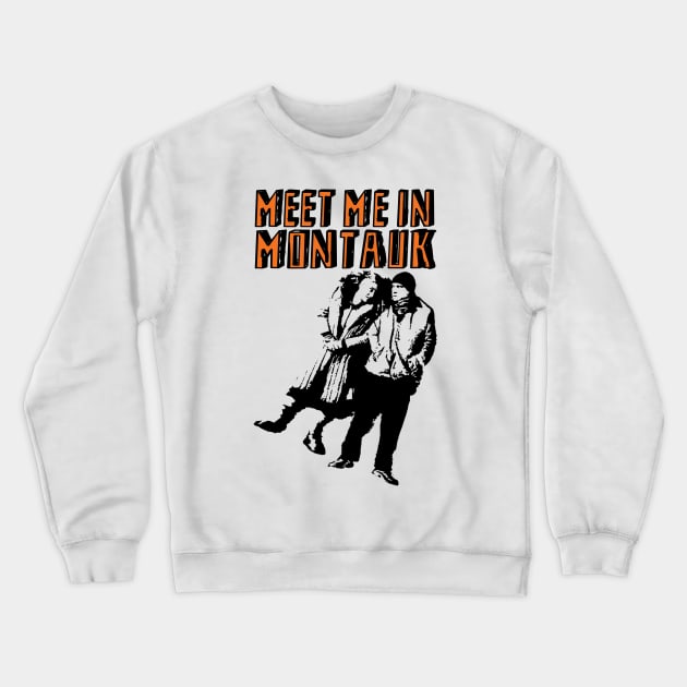 Meet Me In Montauk Crewneck Sweatshirt by InsomniackDesigns